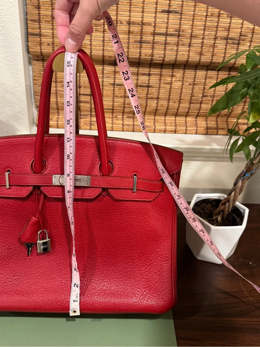Hermes elegant red